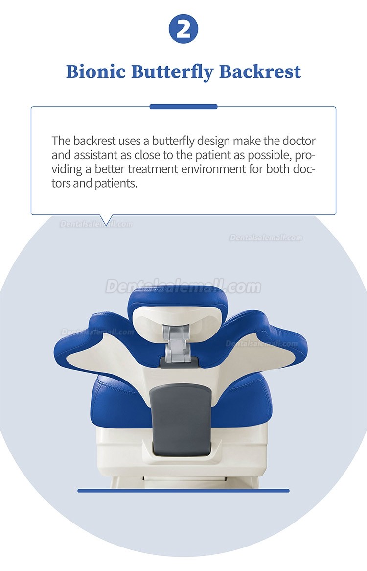 Gladent® GD-S300A Dental Chair Treatment Unit with Floor Fixed Unit Box